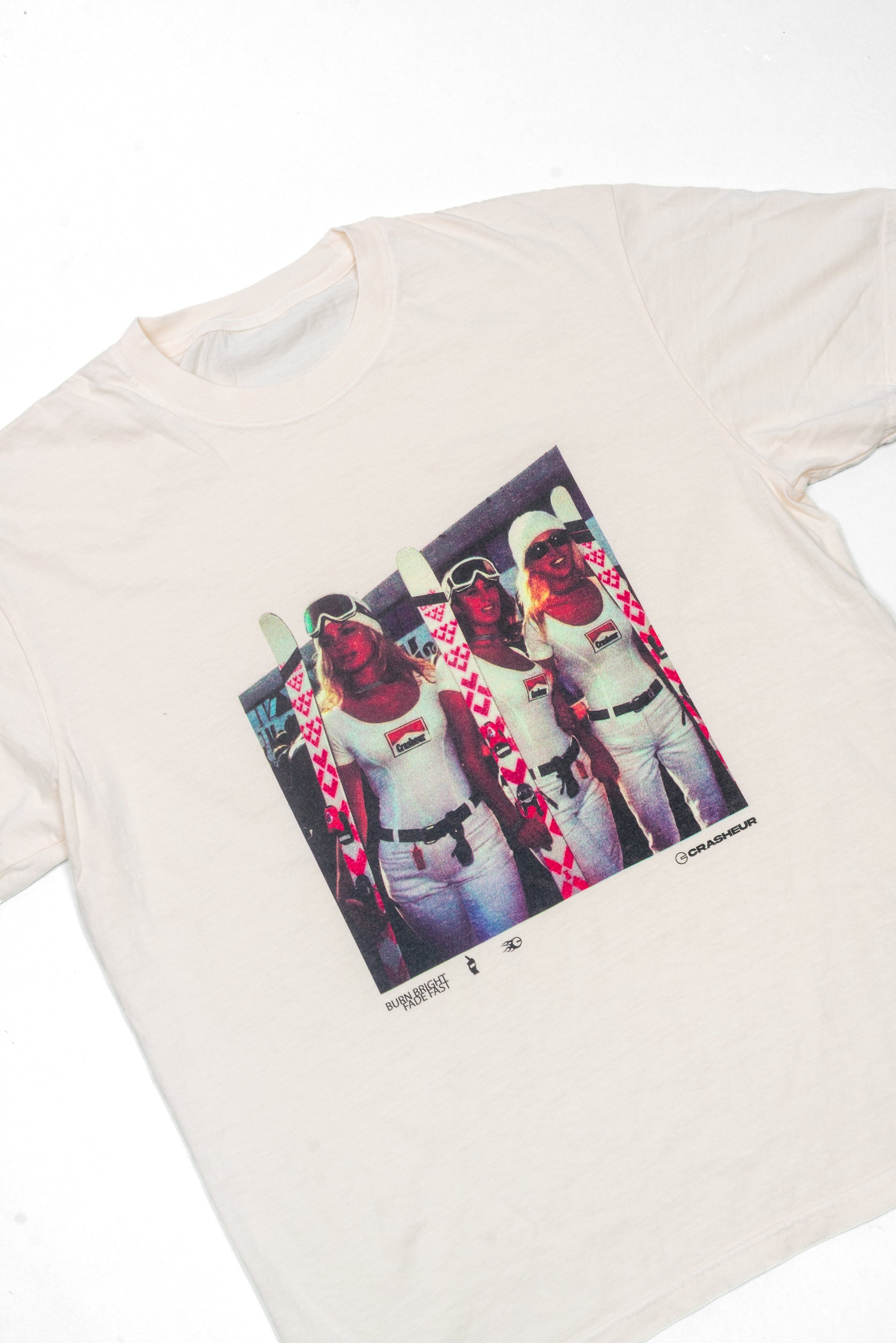 Grid Girls T-Shirt - Cream