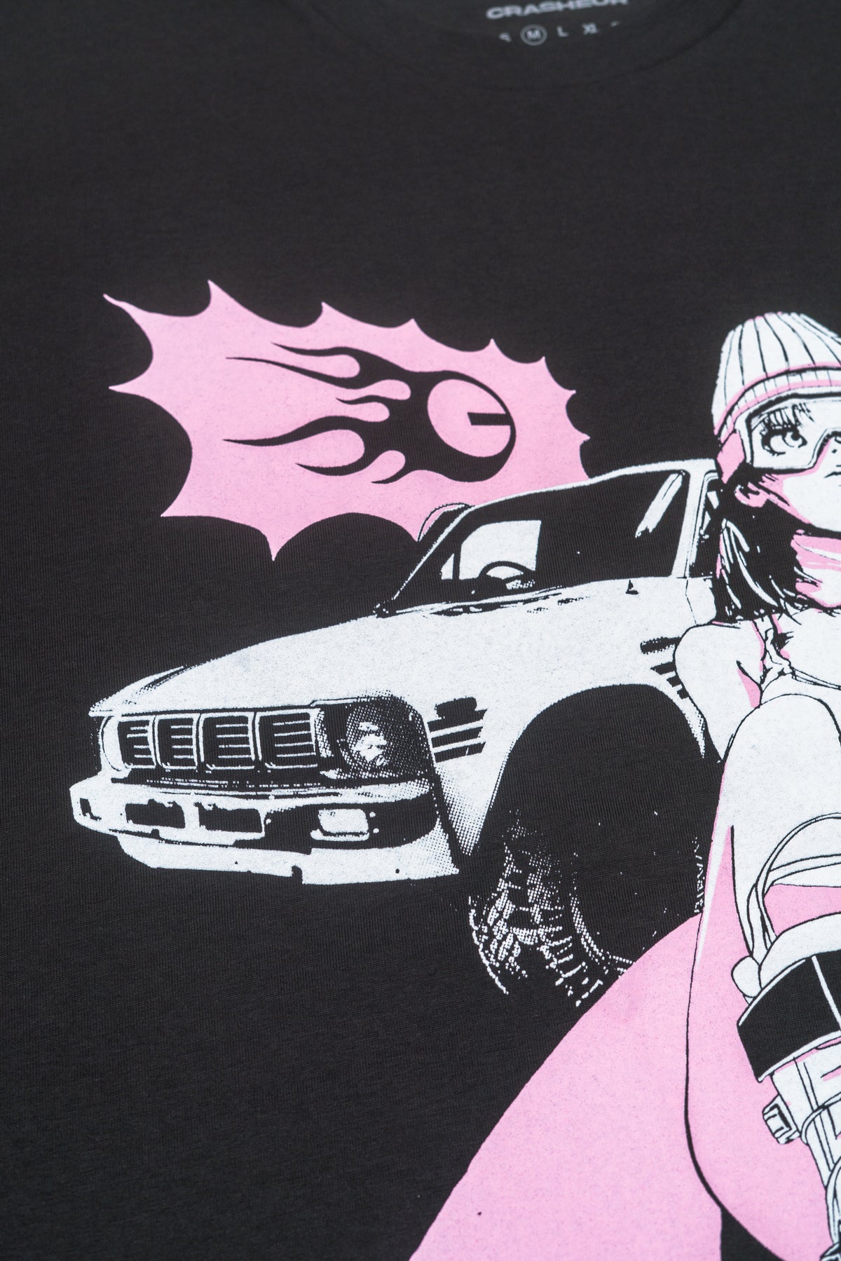 Anime Yota Girl (Pink/Coal) - Oversize T-Shirt